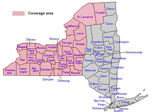 Map Of New York State Counties